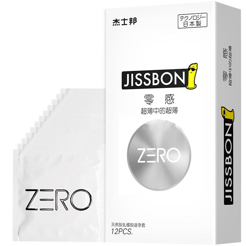 超薄貼身套-杰士邦-杰士邦 零感超薄避孕套 中號 12只裝