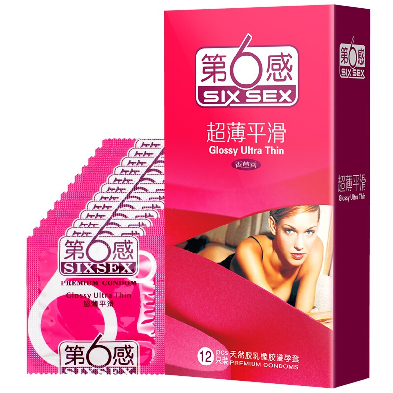 超薄貼身套-第6感-買一送一 第6感 超薄平滑避孕套 中號 10只裝